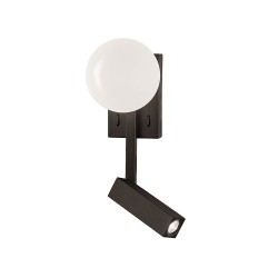 Viokef wall lamp 5W + 3W, 375 lm, white, Reflect, 4229000