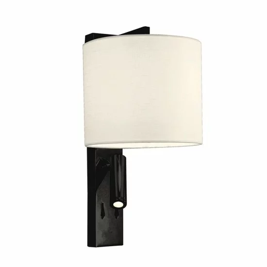 Viokef wall lamp 60W + LED 3W, 190 lm, white, Mayor, 4229500 Viokef wall lamp 60W + LED 3W, 190 lm, white, Mayor, 4229500