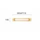 Viokef wall lamp Frida, LED, 8W, 491lm, IP44, gold, 4238700 Viokef wall lamp Frida, LED, 8W, 491lm, IP44, gold, 4238700