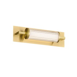 Viokef wall lamp Frida, LED, 8W, 491lm, IP44, gold, 4238700