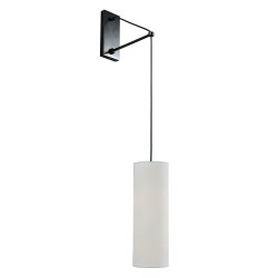 Viokef wall lamp 1xE27x40W, white, Salina, 4249300