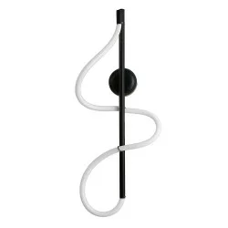Viokef wall lamp Annete, LED, 30W, 2400lm, IP20, black, 4251401