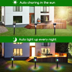 Outdoor solar lamp LED, 0.045W, RGB, color changing, IP44, 208882