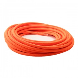 FAI decorative cable for wiring round, fluorescent orange