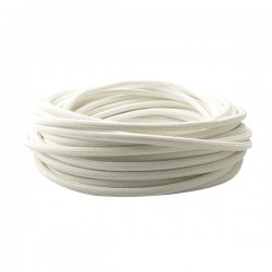 FAI decorative cable for wiring round, white