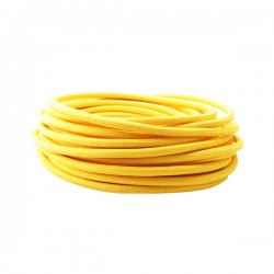 FAI decorative cable for wiring round, yellow