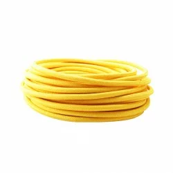 FAI decorative cable for wiring round, yellow