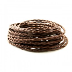 FAI decorative braided wire, brown