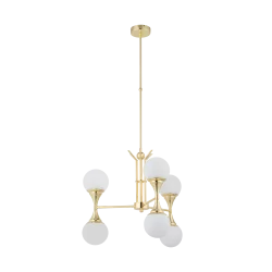KUTEK CHANDELIER Bari, 6xG9x5W, BAR-ZW-3(Z)