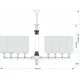 KUTEK CHANDELIER MERANO KLOSZ, 8xE14x40W, MER-ZW-8(P)