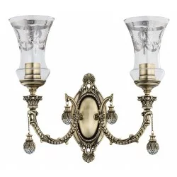 KUTEK WALL LIGHT Sienna, 2xE27x60W, SIE-K-2(P)