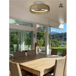 MANTRA outdoor ceiling fan LED, 55W, 3800lm, IP44 remote control, Kilimanjaro mini 8226
