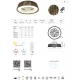 MANTRA outdoor ceiling fan LED, 55W, 3800lm, IP44 remote control, POLINESIA NÁUTICAl mini 8228