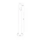 Maytoni ārā stabs Hagen, LED, 5W, 200lm, 3000K, IP65, Grafīts, O423FL-L5GF