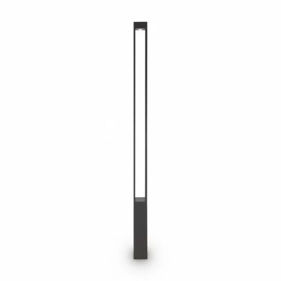 Maytoni Фонарь уличный (столб) Elbe, LED, 25W, 1500lm, 3000K, IP65, графит, O424FL-L25GF Maytoni Фонарь уличный (столб) Elbe, LED, 25W, 1500lm, 3000K, IP65, графит, O424FL-L25GF