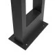 Maytoni Landschaft Leuchten Bonn, LED, 10W, 550lm, 3000K, IP65, Graphit, O425FL-L10GF