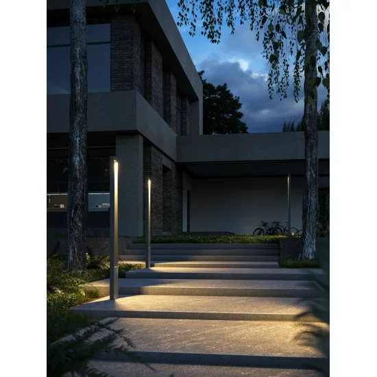 Maytoni Фонарь уличный (столб) Bonn, LED, 25W, 1350lm, 3000K, IP65, графит, O425FL-L25GF Maytoni Фонарь уличный (столб) Bonn, LED, 25W, 1350lm, 3000K, IP65, графит, O425FL-L25GF