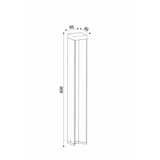 Maytoni Фонарь уличный (столб) Essen, LED, 9W, 450lm, 4000K, IP54, черный, O596FL-L9B4K1 Maytoni Фонарь уличный (столб) Essen, LED, 9W, 450lm, 4000K, IP54, черный, O596FL-L9B4K1