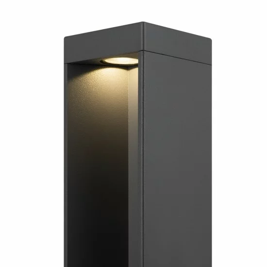 Maytoni Фонарь уличный (столб) Essen, LED, 9W, 450lm, 4000K, IP54, серый, O596FL-L9GR4K1