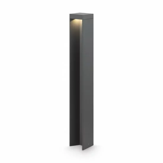 Maytoni Фонарь уличный (столб) Essen, LED, 9W, 450lm, 4000K, IP54, серый, O596FL-L9GR4K1