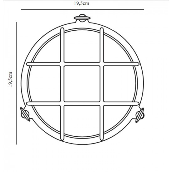 Nordlux Außenwandleuchte 1xE27x12.5W, IP64 Polperro für das Meer