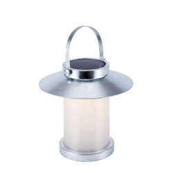 Nordlux outdoor solar table lamp LED 2W, 106lm, IP54 galvanized steel, Temple 30 2218325031