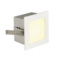 SLV FRAME BASIC LED recessed light square, matt white, 3000K, 113262