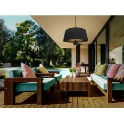 Schuller outdoor suspension electric heater 1W LED + 1500W, Heat I 747288