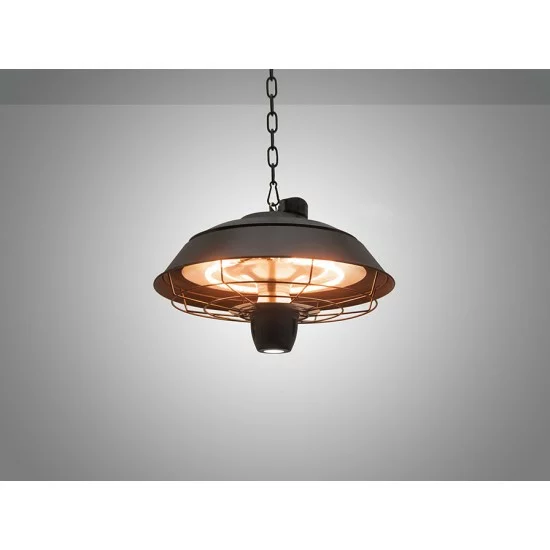 Schuller outdoor suspension electric heater 1W LED + 1500W, Heat Vintage 747158 Schuller outdoor suspension electric heater 1W LED + 1500W, Heat Vintage 747158