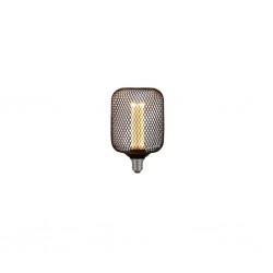 Searchlight винтажная лампочка 3.5W, 120lm, E27 1800K с эффектом проволочной сетки, черный, 16002BK