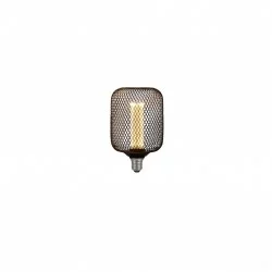 Searchlight винтажная лампочка 3.5W, 120lm, E27 1800K с эффектом проволочной сетки, черный, 16002BK