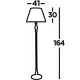 Searchlight stāvlampa Flemish 1x60WxE27, EU5029AB