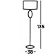 Searchlight floor lamp Loopy 1x60WxE27, EU69042CC