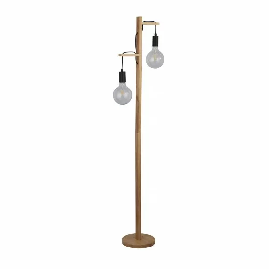 Searchlight floor lamp 2x60WxE27, koks WOODY 2LT, EU95041-2BR Searchlight floor lamp 2x60WxE27, koks WOODY 2LT, EU95041-2BR