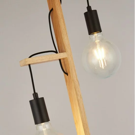 Searchlight floor lamp 2x60WxE27, koks WOODY 2LT, EU95041-2BR Searchlight floor lamp 2x60WxE27, koks WOODY 2LT, EU95041-2BR