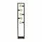 Searchlight floor lamp 5x60WxE27, brown OBLONG 5LT, EU24101-5RU