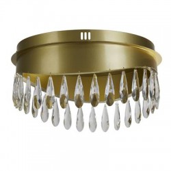 Searchlight Ceiling Lamp Jewel LED Flush 20W, 650lm, gold, 19211-1GO