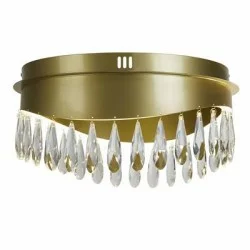 Searchlight Ceiling Lamp Jewel LED Flush 20W, 650lm, gold, 19211-1GO