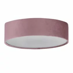 Searchlight Ceiling Lamp Drum 3xE27x15W, pink, 23298-3PI