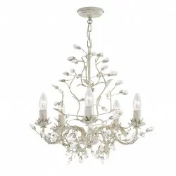 Searchlight Ceiling Lamp Almandite, 5xE14x60W, gold, 2495-5CR
