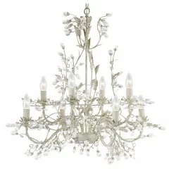 Searchlight Ceiling Lamp Almandite, 8xE14x60W, gold, 2498-8CR