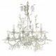 Searchlight Ceiling Lamp Almandite, 8xE14x60W, gold, 2498-8CR