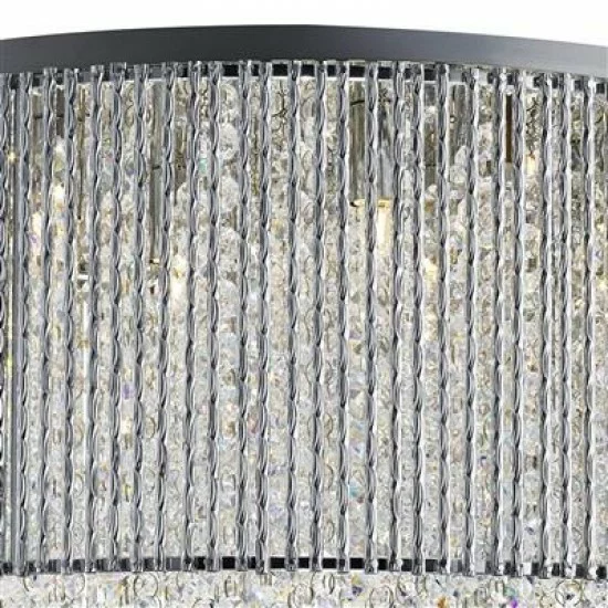 Searchlight Pendelleuchte Elise, 8x33WxG9, Chrom, 4048-8CC Searchlight Pendelleuchte Elise, 8x33WxG9, Chrom, 4048-8CC