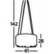 Searchlight Pendelleuchte Elise, 8x33WxG9, Chrom, 4048-8CC Searchlight Pendelleuchte Elise, 8x33WxG9, Chrom, 4048-8CC