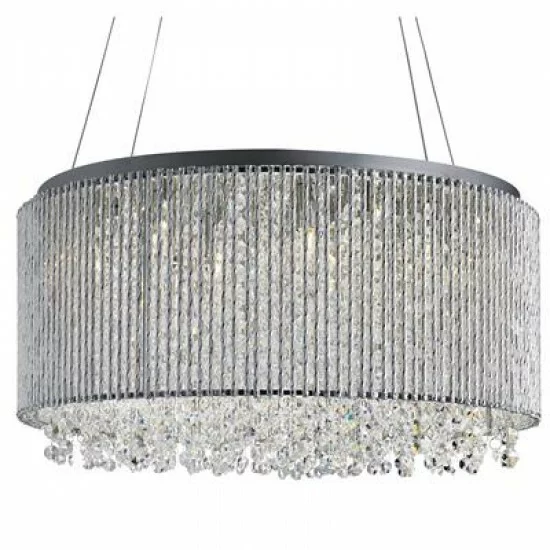 Searchlight Pendelleuchte Elise, 8x33WxG9, Chrom, 4048-8CC Searchlight Pendelleuchte Elise, 8x33WxG9, Chrom, 4048-8CC