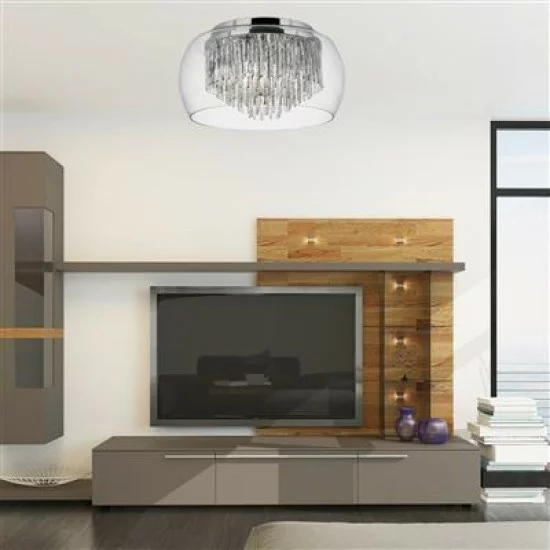 Searchlight Ceiling Lamp 4xG9x33W, chrome, Curva, 4624-4CC Searchlight Ceiling Lamp 4xG9x33W, chrome, Curva, 4624-4CC