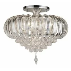 Searchlight Ceiling Lamp Sigma 5xE14x60W, chrome, 50004CC