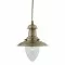 Searchlight pendant lamp Fisherman Baby, 1x60WxE27, antique brass, 5787AB
