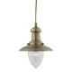 Searchlight pendant lamp Fisherman Baby, 1x60WxE27, antique brass, 5787AB Searchlight pendant lamp Fisherman Baby, 1x60WxE27, antique brass, 5787AB