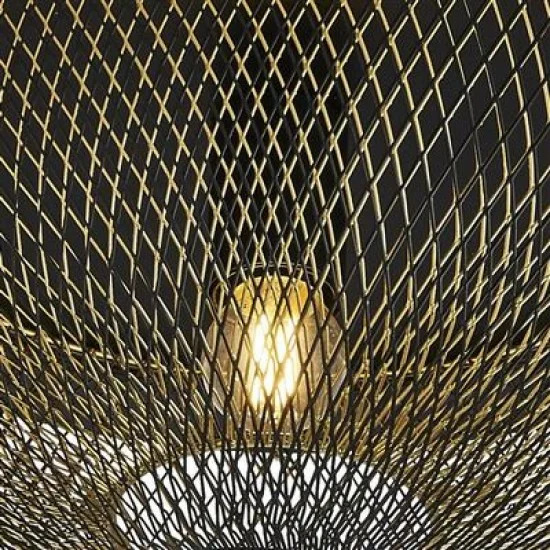 Searchlight Ceiling Lamp Honeycomb 1xE27x60W, gold and black, 3408-8GO Searchlight Ceiling Lamp Honeycomb 1xE27x60W, gold and black, 3408-8GO